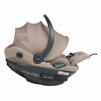 BeSafe - Otroški avtosedež GO Beyond² 360 (40-87cm) - Dark Sand SoftBreeze