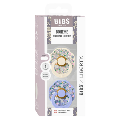 BIBS x Liberty - Okrogla duda Boheme, lateks - Chloe Meadow