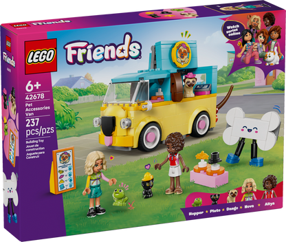 Lego Friends - Poltovornjak z opremo za male živali (42678) - embalaza