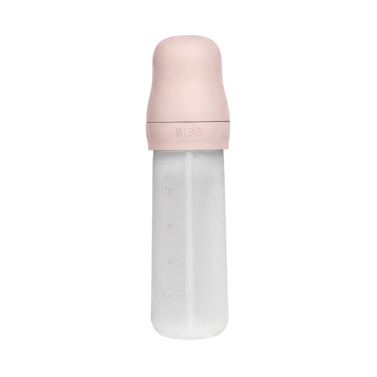 BIBS - Stisljiva steklenička z žličko za hranjenje - Petal