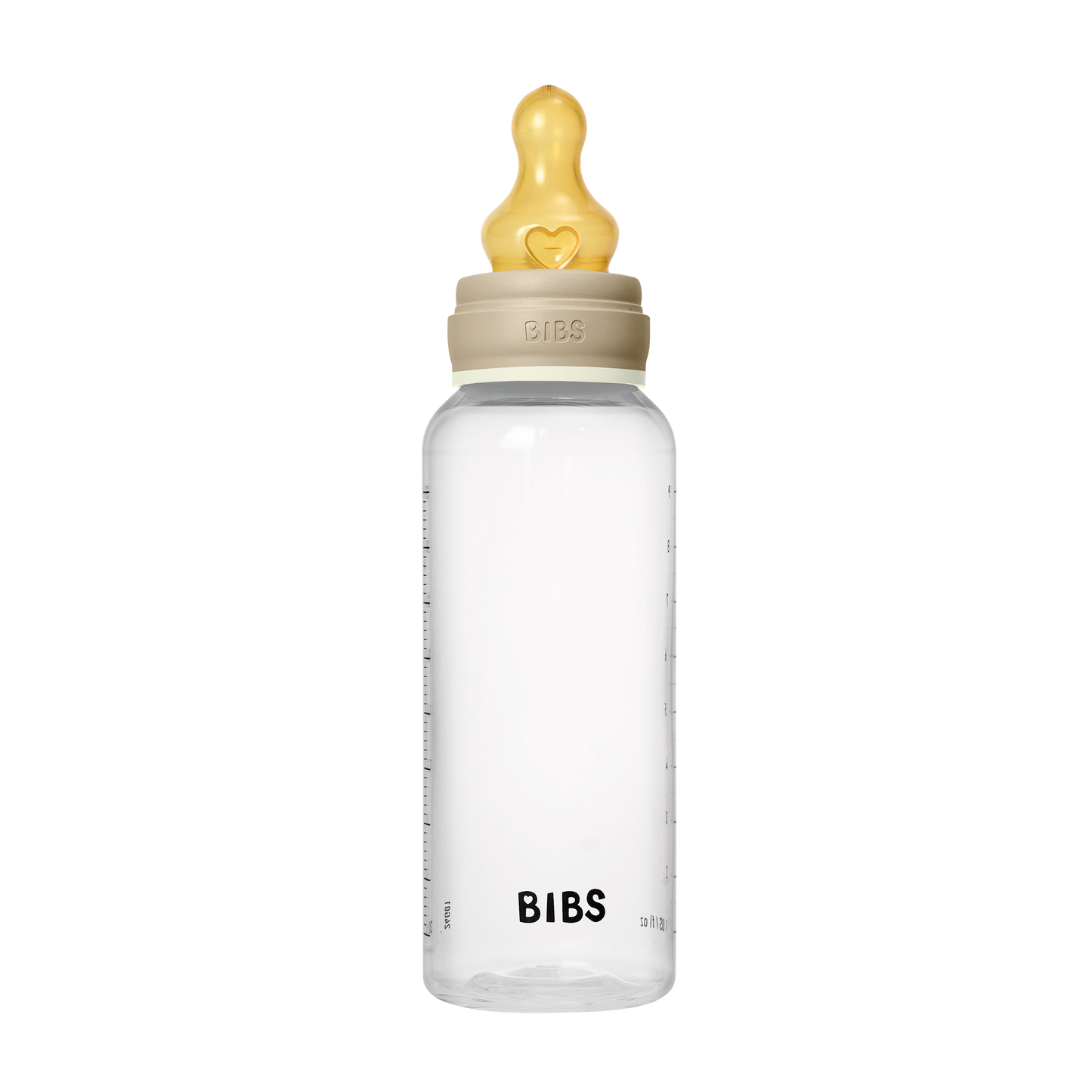 BIBS - Otroška steklenička nočna 270 ml, silikon - Vanilla Glow (srednji pretok)