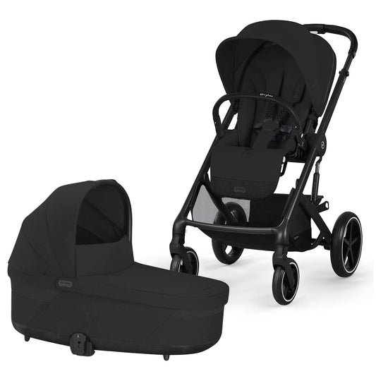Cybex - Otroški voziček Balios S Lux - Moon Black (2v1)
