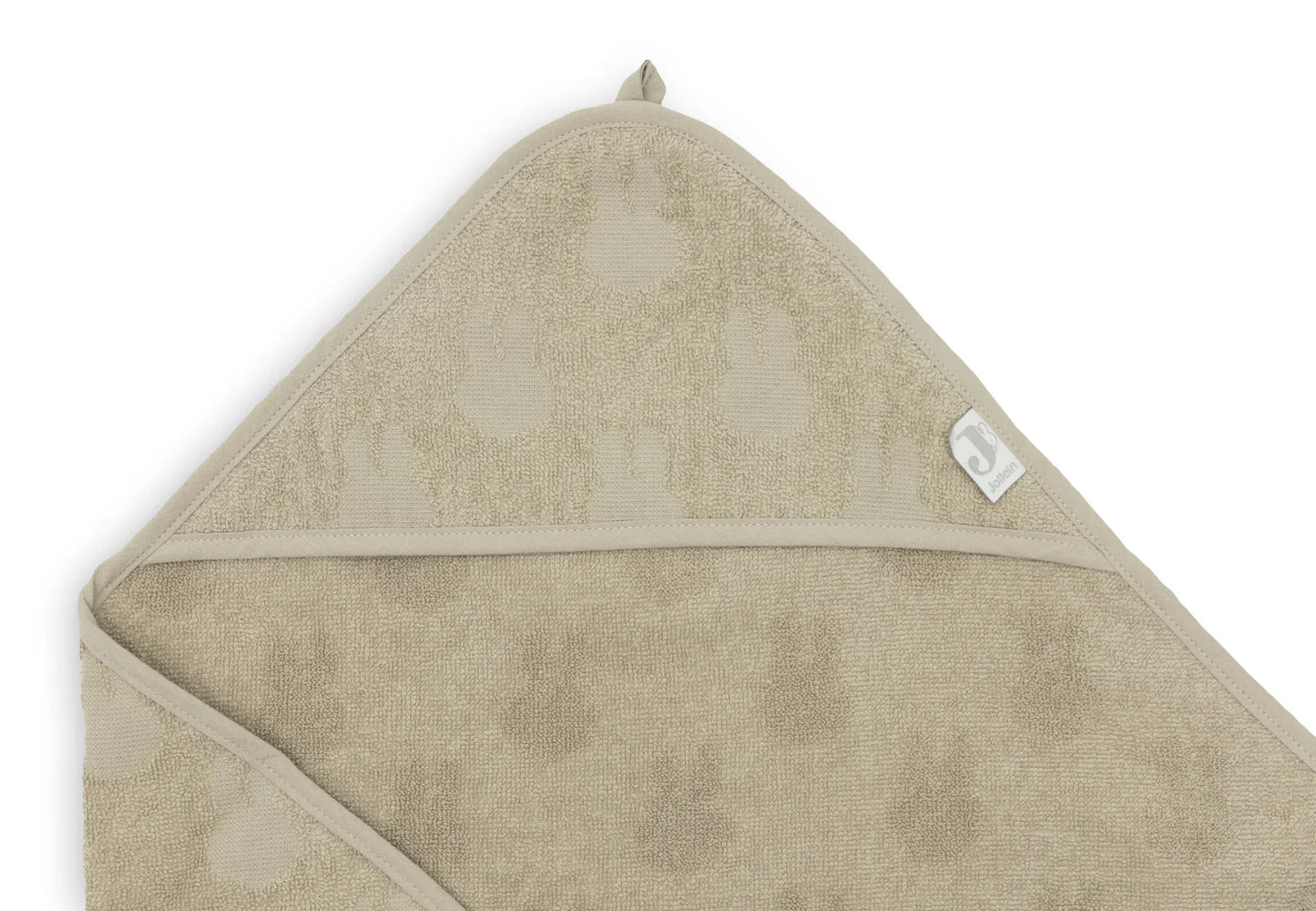 Jollein - Kopalna brisača s kapuco Miffy Jacquard - Olive Green 75x75cm