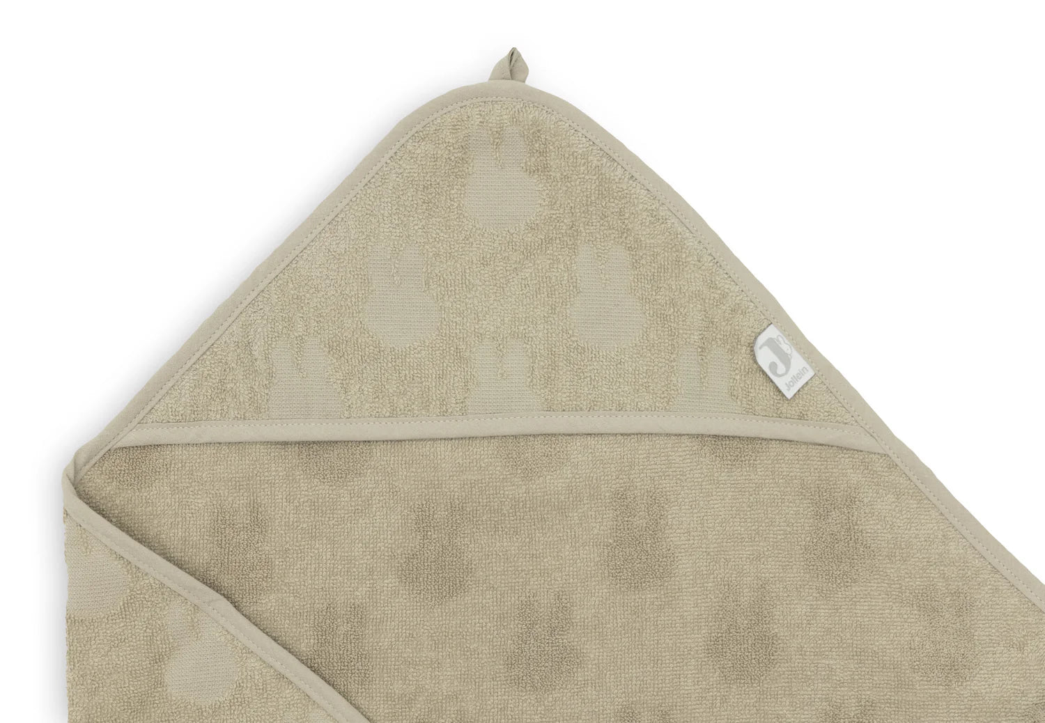 Jollein - Kopalna brisača s kapuco Miffy Jacquard - Olive Green 75x75cm