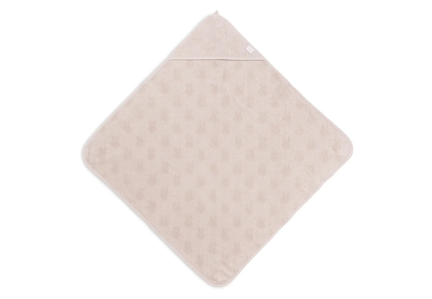 Jollein - Kopalna brisača s kapuco Miffy Jacquard - Wild Rose 75x75cm