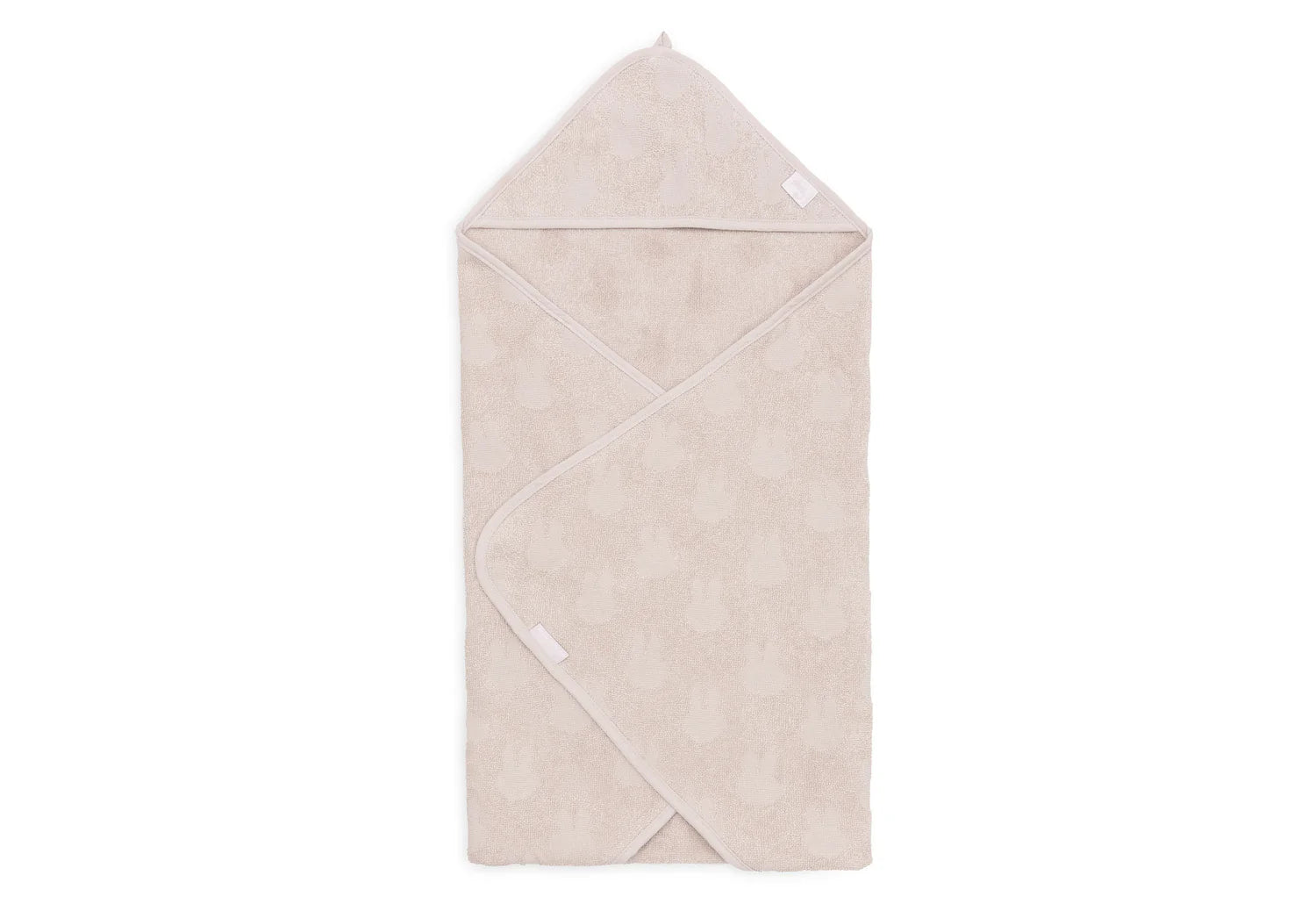 Jollein - Kopalna brisača s kapuco Miffy Jacquard - Wild Rose 75x75cm
