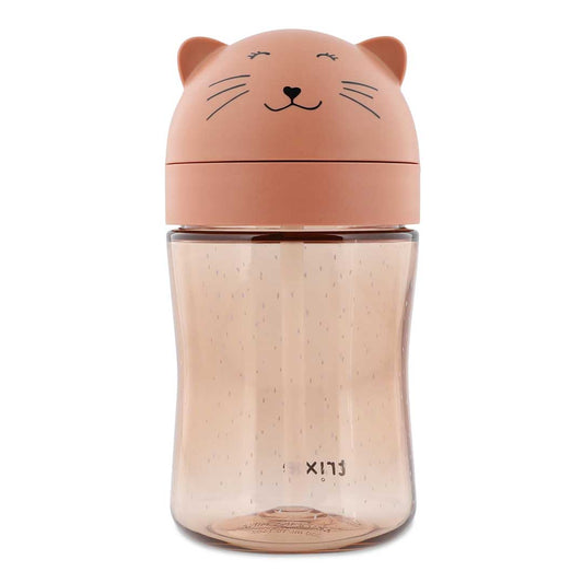 Trixie - Otroška steklenička s slamico iz tritana 300ml - Mrs. Cat