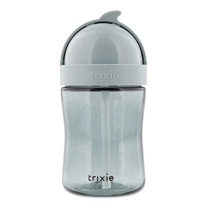 Trixie - Otroška steklenička s slamico iz tritana 300ml - Mr. Shark