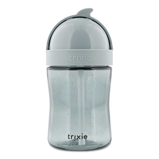 Trixie - Otroška steklenička s slamico iz tritana 300ml - Mr. Shark