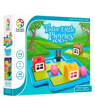Smart Games - Trije prašički - Deluxe (48 izzivov)