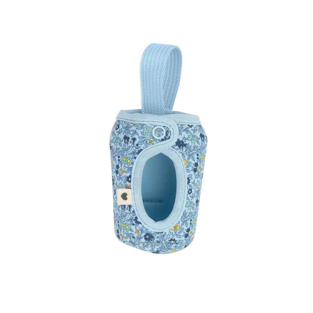 BIBS x Liberty - Ovitek za majhno otroško stekleno stekleničko - Chamomile Lawn Baby Blue 110ml
