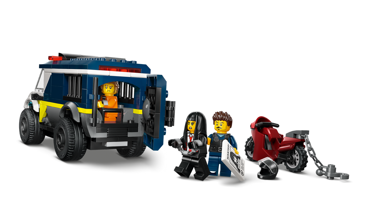 Lego City - Policijsko vozilo za prevoz zapornikov (60479) - podrobnosti