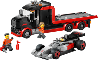 Lego City - Razstavni tovornjak F1® z dirkalnikom Audi F1® (60493)