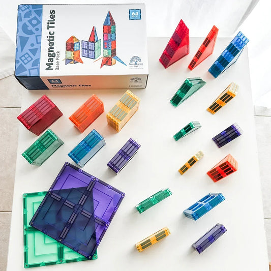 TileTek - Magnetne ploščice - Rainbow Base Pack (64 kosov)