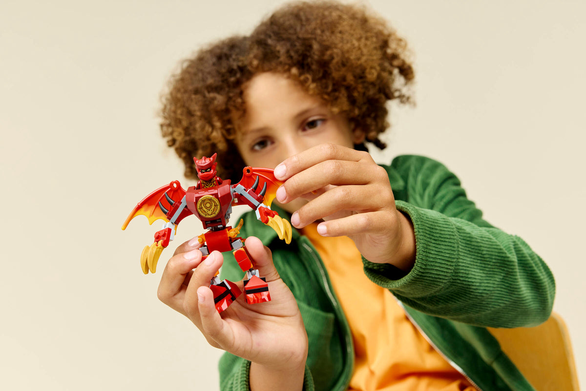 Lego Ninjago - Kaijev bojni paket z zmajskim robotskim oklepom (71851) - podrobnosti