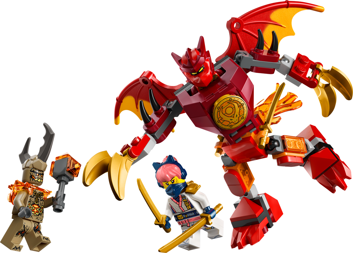 Lego Ninjago - Kaijev bojni paket z zmajskim robotskim oklepom (71851)