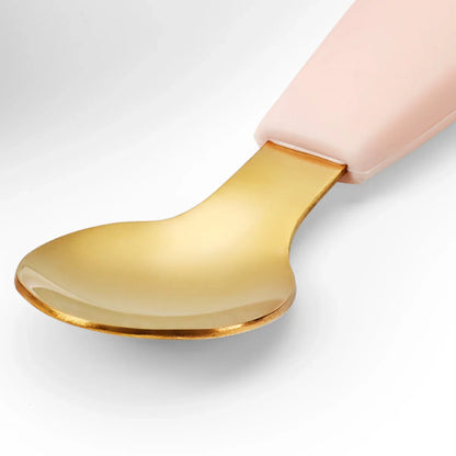 Elodie - Silikonska skledica z žličko - Rosy Bow