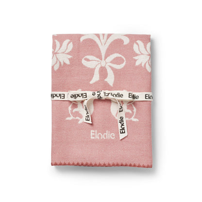 Elodie - Žakardna odejica - Mullberry Pink