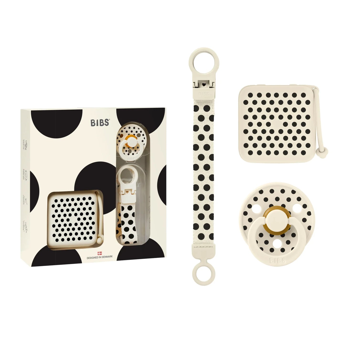 BIBS - Darilni set Studio - Polka Dot