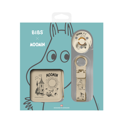 BIBS x Moomin - Darilni set Moomin - Vanilla