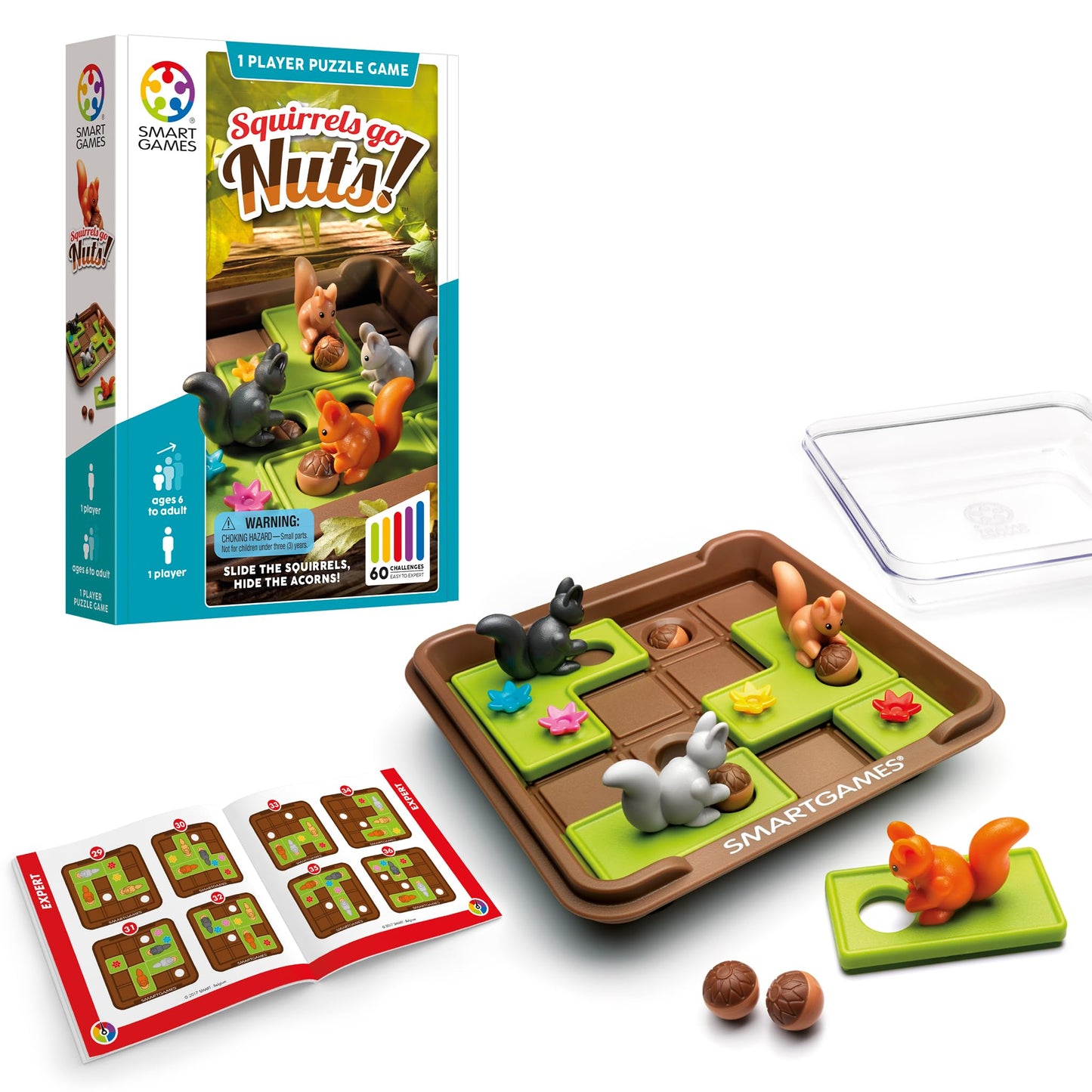 Smart Games - Veveričke nabirajo želod (60 izzivov)