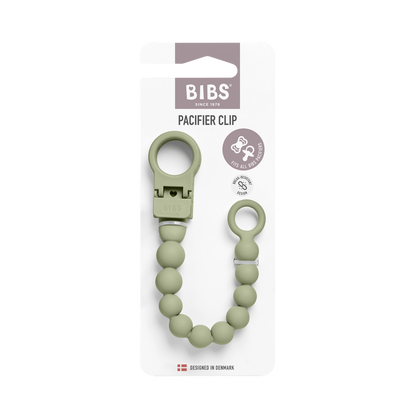 BIBS - Priponka za dudo Beaded - Sage