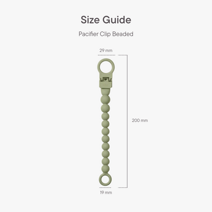 BIBS - Priponka za dudo Beaded - Sage