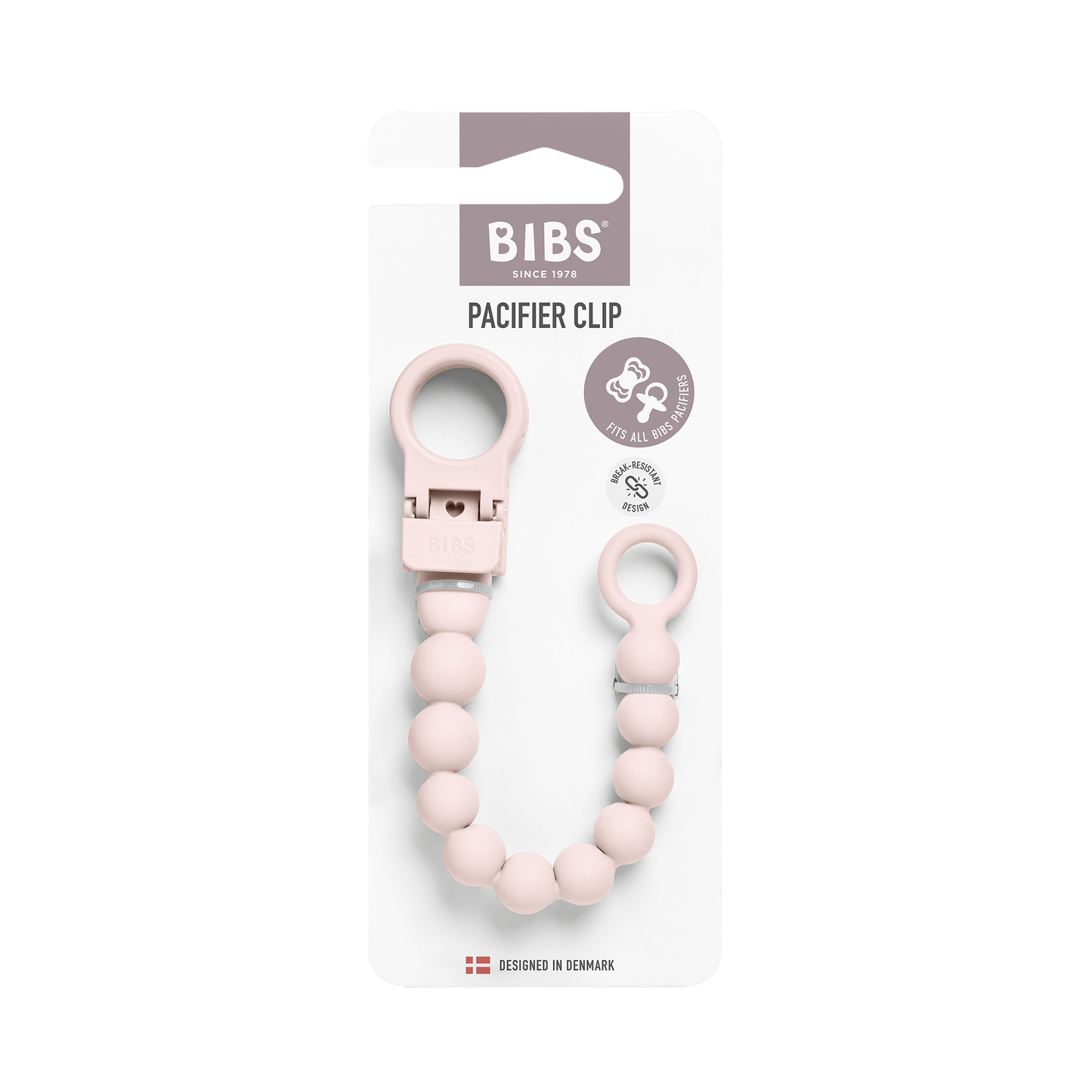 BIBS - Priponka za dudo Beaded - Petal