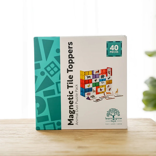TileTek - Magnetni dodatki - Set živalskih puzzle dvojic (40 kosov)
