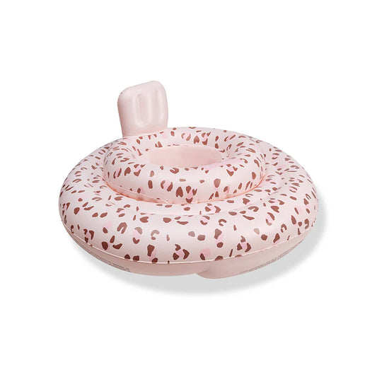 Swim Essentials - Otroški plavalni obroč - Leopard Old Pink 0-1 leta