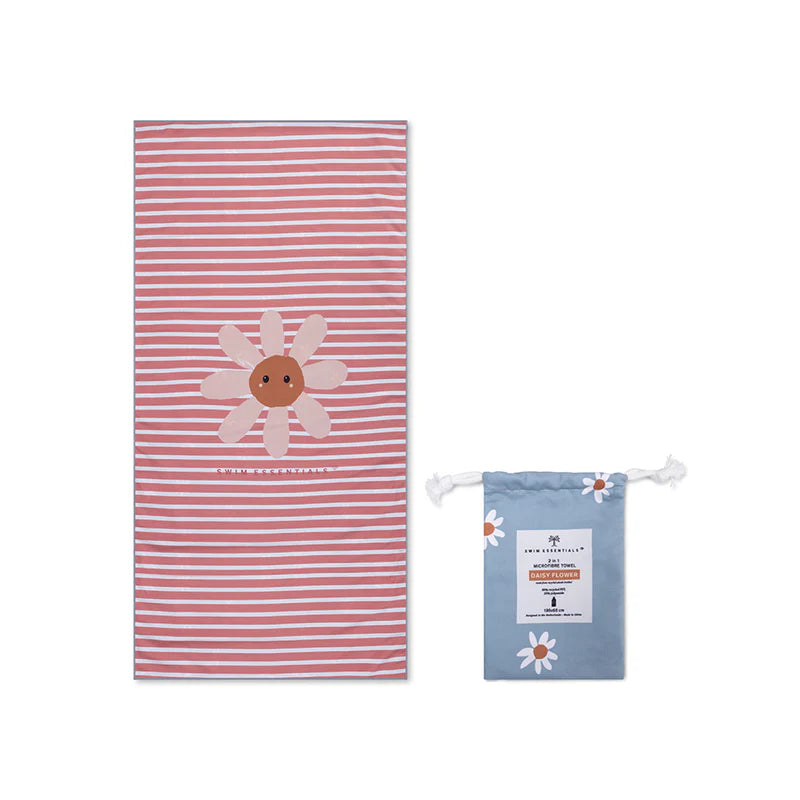 Swim Essentials - Brisača iz mikrofibre - Daisy Flower (135x65 cm)