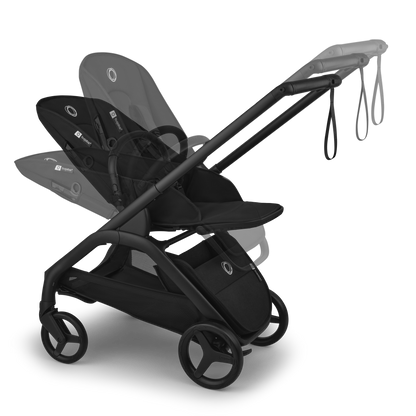 Bugaboo - Otroški voziček Dragonfly Plus - Heritage Black (2v1)