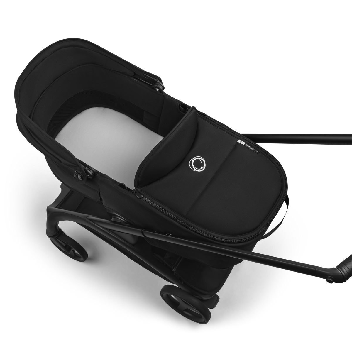 Bugaboo - Otroški voziček Dragonfly Plus - Heritage Black (2v1)
