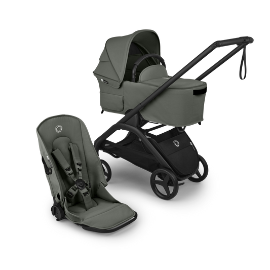 Bugaboo - Otroški voziček Dragonfly Plus - Forest Green (2v1)