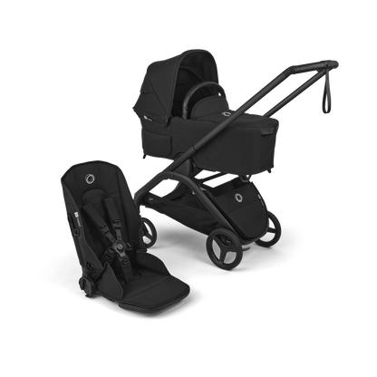 Bugaboo - Otroški voziček Dragonfly Plus - Heritage Black (2v1)