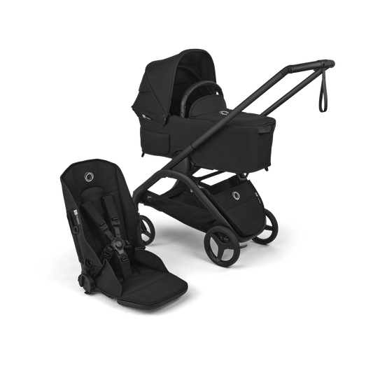 Bugaboo - Otroški voziček Dragonfly Plus - Heritage Black (2v1)