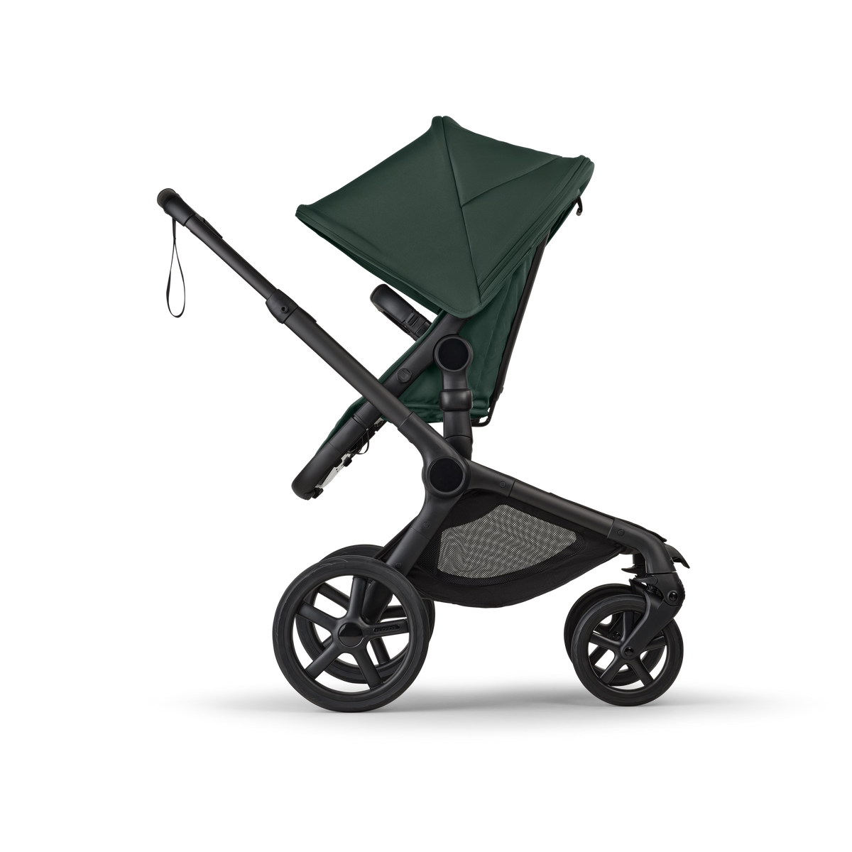 Bugaboo - Otroški voziček Fox 5 Renew Black/Fern Green - Fern Green (2v1)