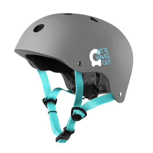 Cariboo - Otroška čelada - Gray/Turquoise (S)