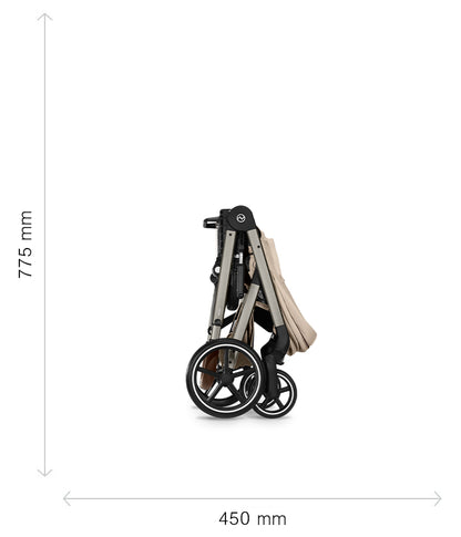 Cybex - Otroški voziček Balios S Lux 2026 - Almond Beige (2v1)