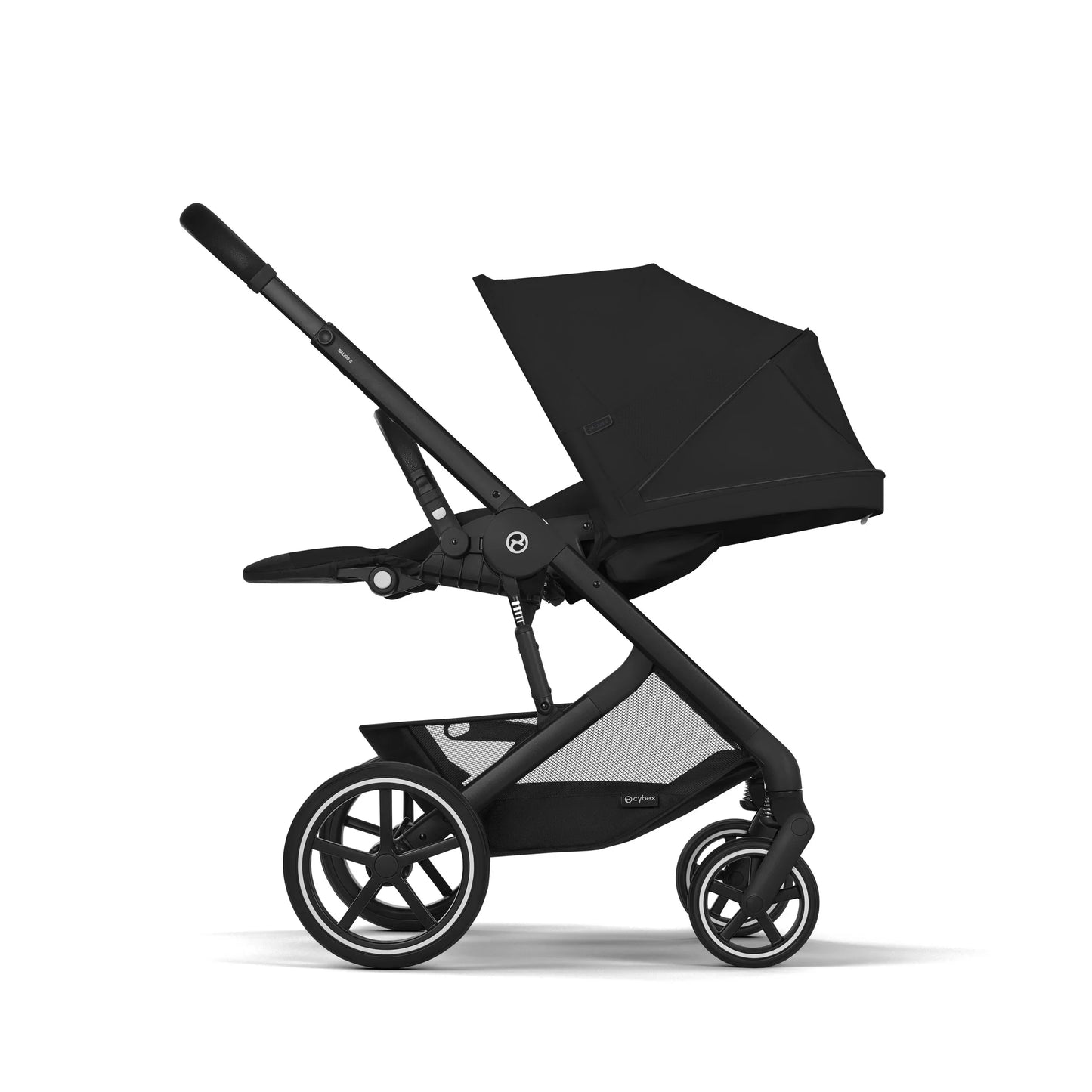 Cybex - Otroški voziček Balios S Lux - Moon Black (2v1)