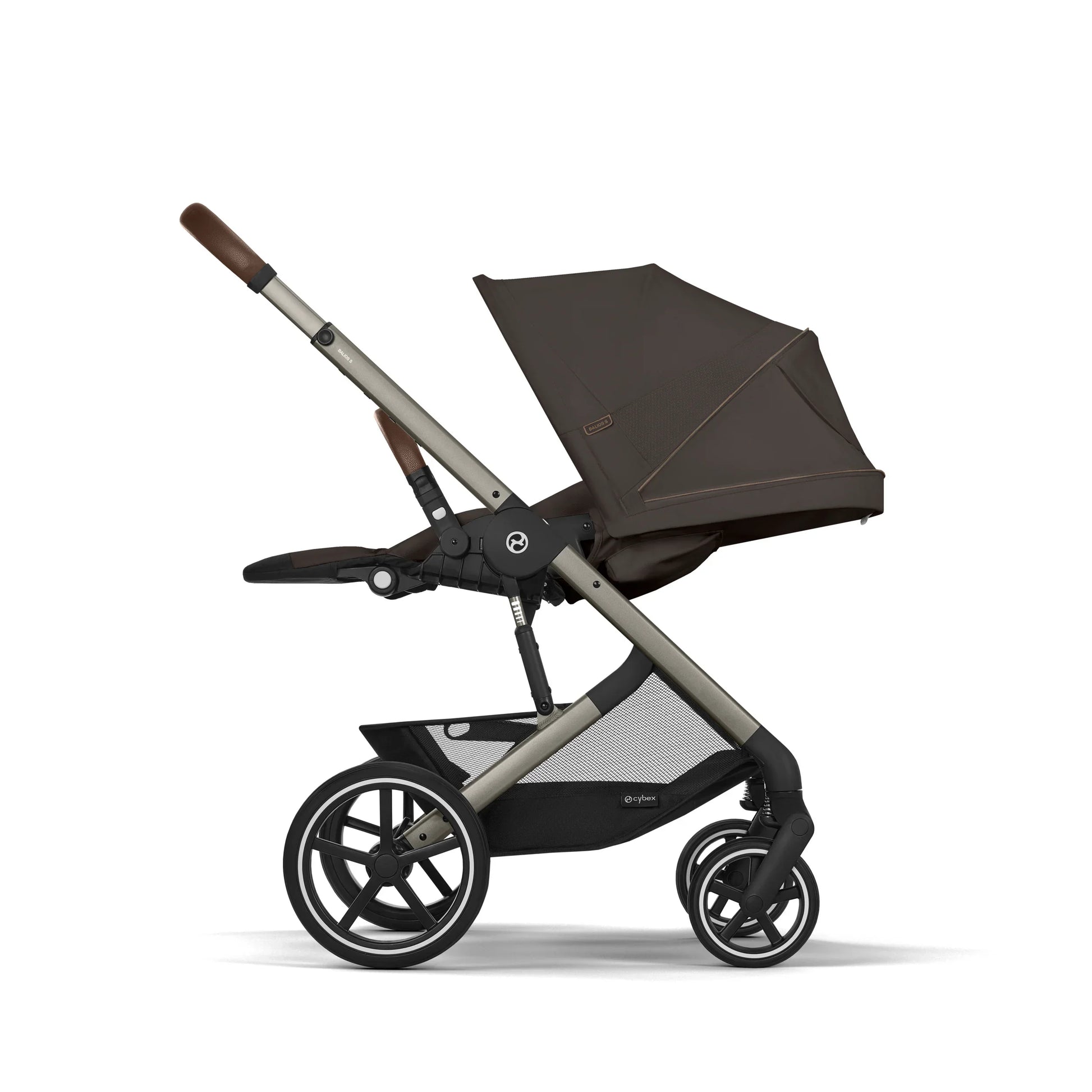 Cybex - Otroški voziček Balios S Lux - Chocolate Brown