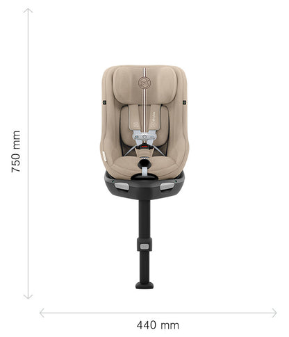 Cybex - Otroški avtosedež Sirona G3 360° i-Size (61-105cm) - Moon Black (Plus)