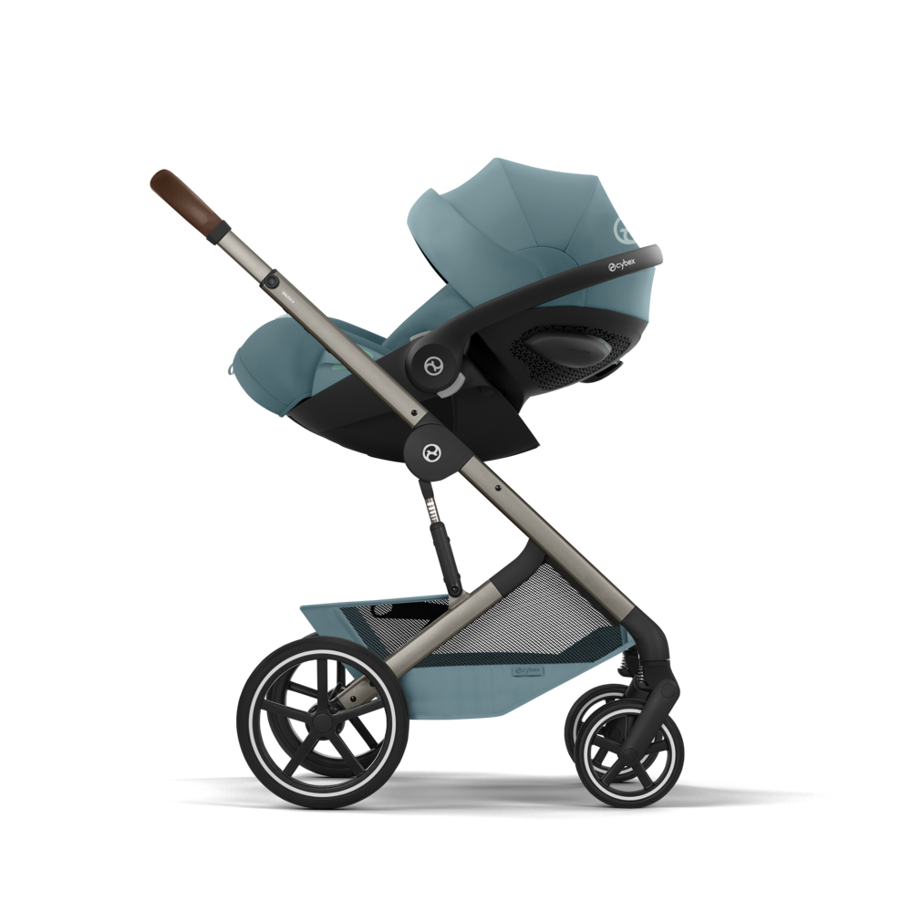 Cybex - Otroški voziček Balios S Lux z zložljivo košaro - Stormy Blue (2v1)
