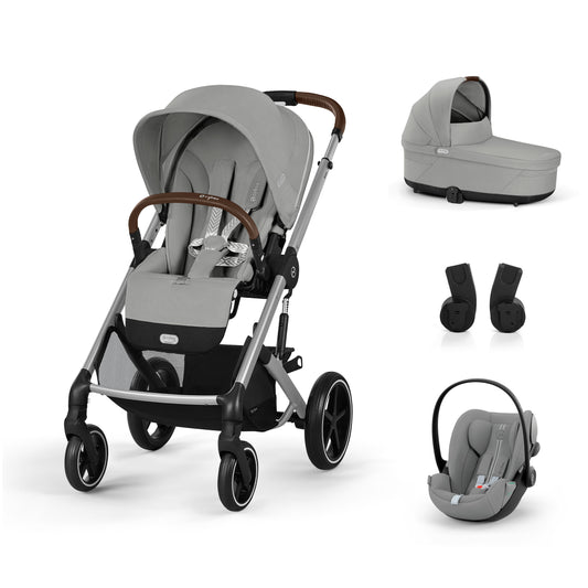 Cybex - Otroški voziček Balios S Lux - Stone Grey (3v1)