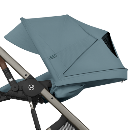 Cybex - Otroški voziček Balios S Lux z zložljivo košaro - Stormy Blue (2v1)