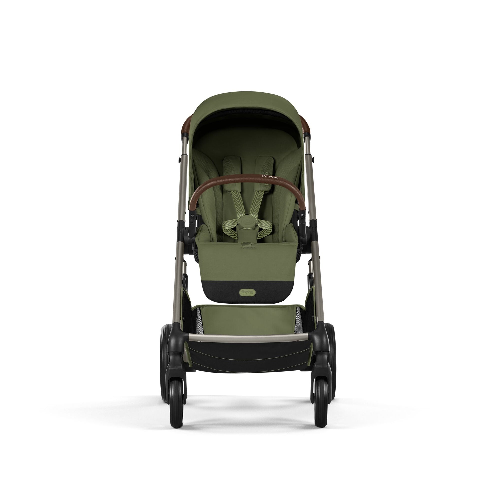 Cybex - Otroški voziček Balios S Lux z zložljivo košaro - Moss Green (2v1)