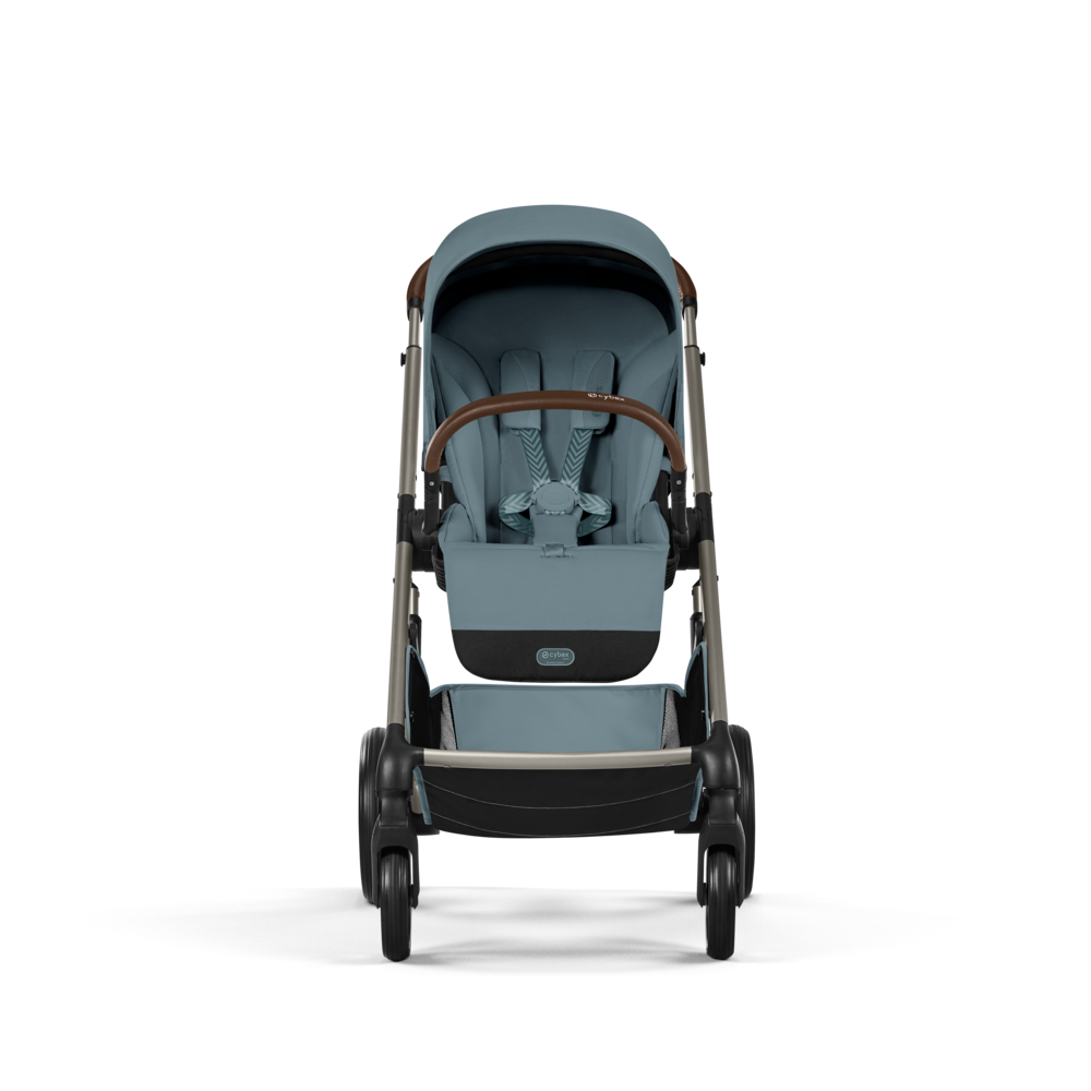 Cybex - Otroški voziček Balios S Lux z zložljivo košaro - Stormy Blue (2v1)