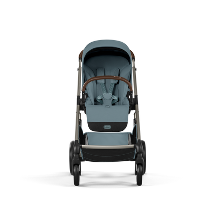Cybex - Otroški voziček Balios S Lux z zložljivo košaro - Stormy Blue (2v1)