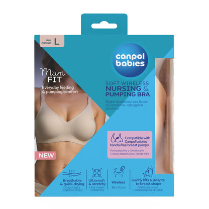 Canpol Babies - Modrček za dojenje in črpanje Mum fit - L