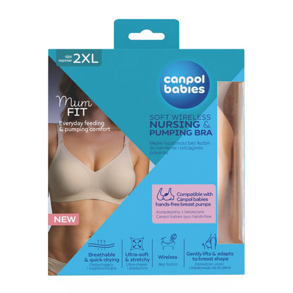 Canpol Babies - Modrček za dojenje in črpanje Mum fit - 2XL